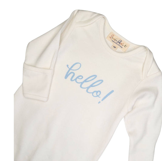 Hello! Knot Gown - Blue by Luna and Arlo