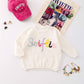 Swiftie embroidery sweater taylor swift inspired sweater