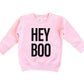 Hey Boo | Kids & Adult Halloween Sweatshirt