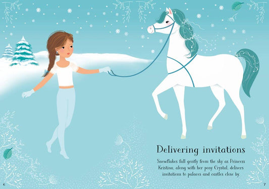 Little Sticker Dolly Dressing Snow Princess : Usborne
