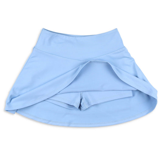 Girls Performance Skort - Light Blue