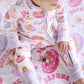 Convertible Zip Romper | Poolside Pups Pink