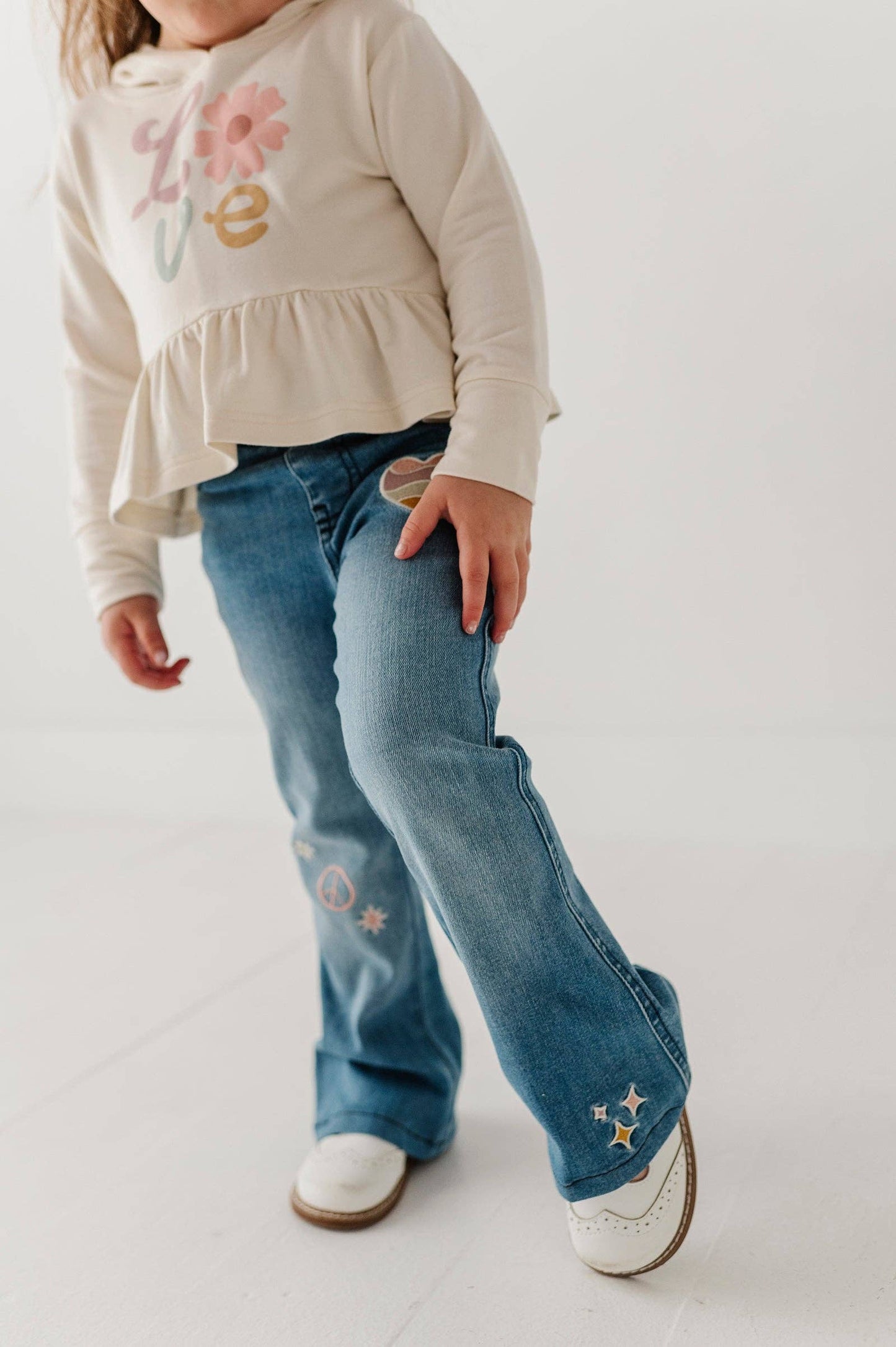 BabyGirl's Flare Denim Jeans