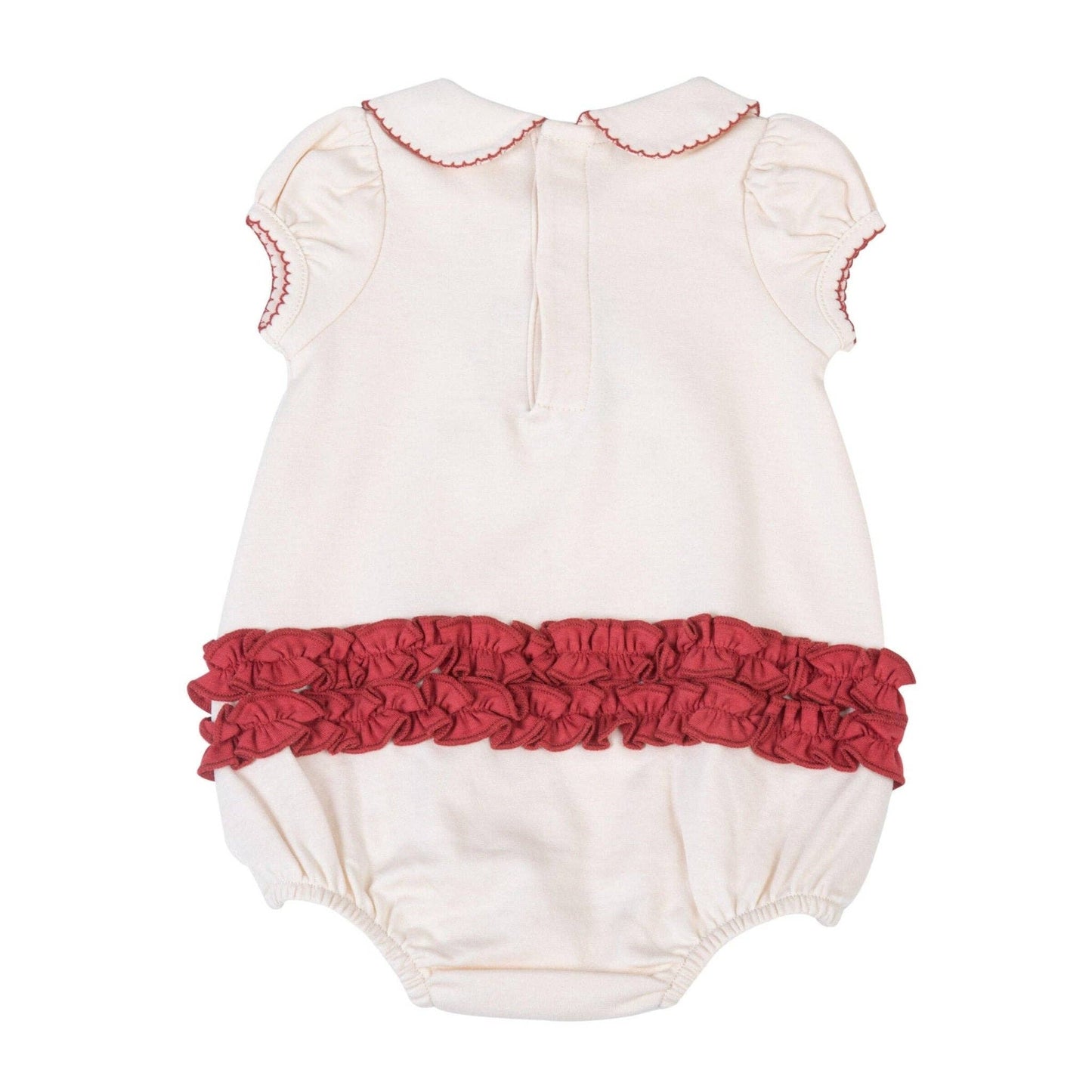 Giving Thanks Collared Short Sleeve Girl Bubble