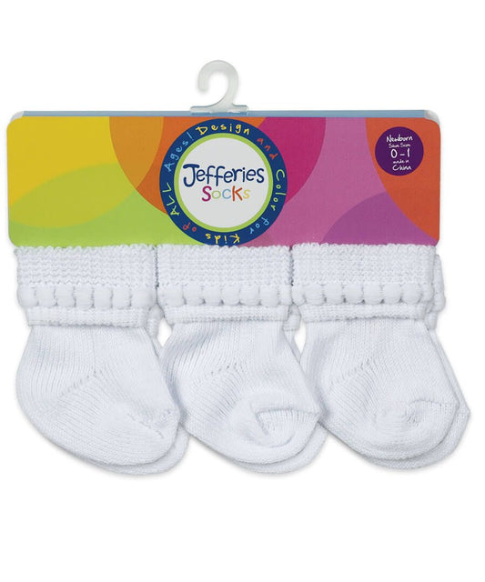 White Infant Socks