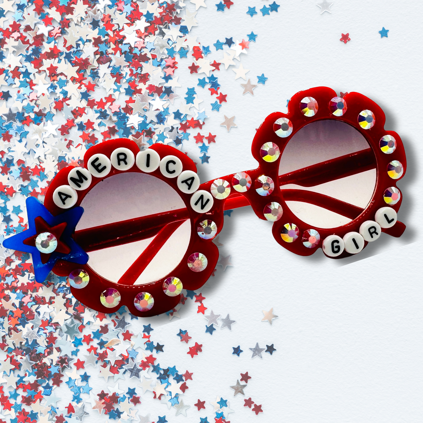 Handmade American Girl Handmade Kids Sunglasses 4th of July