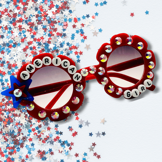 Handmade American Girl Handmade Kids Sunglasses 4th of July