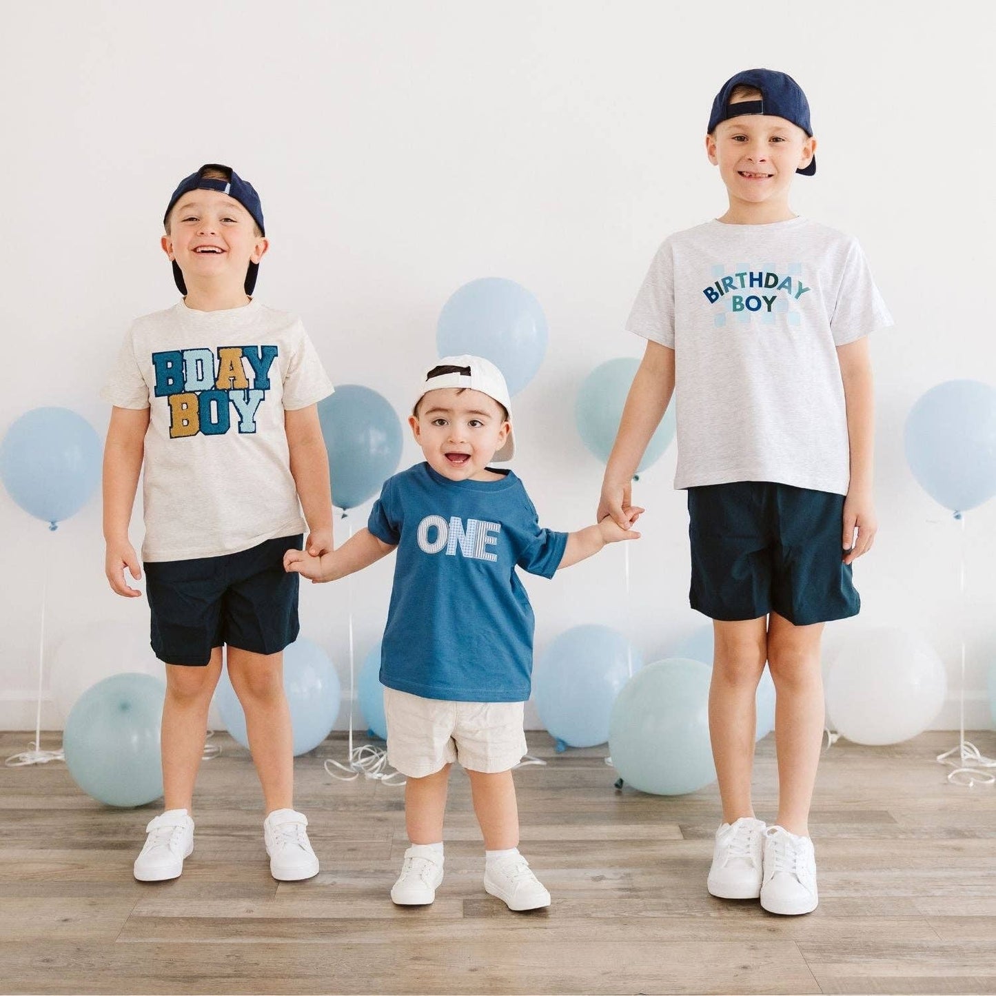 Sweet Wink Birthday Boy Checker Short Sleeve T-Shirt