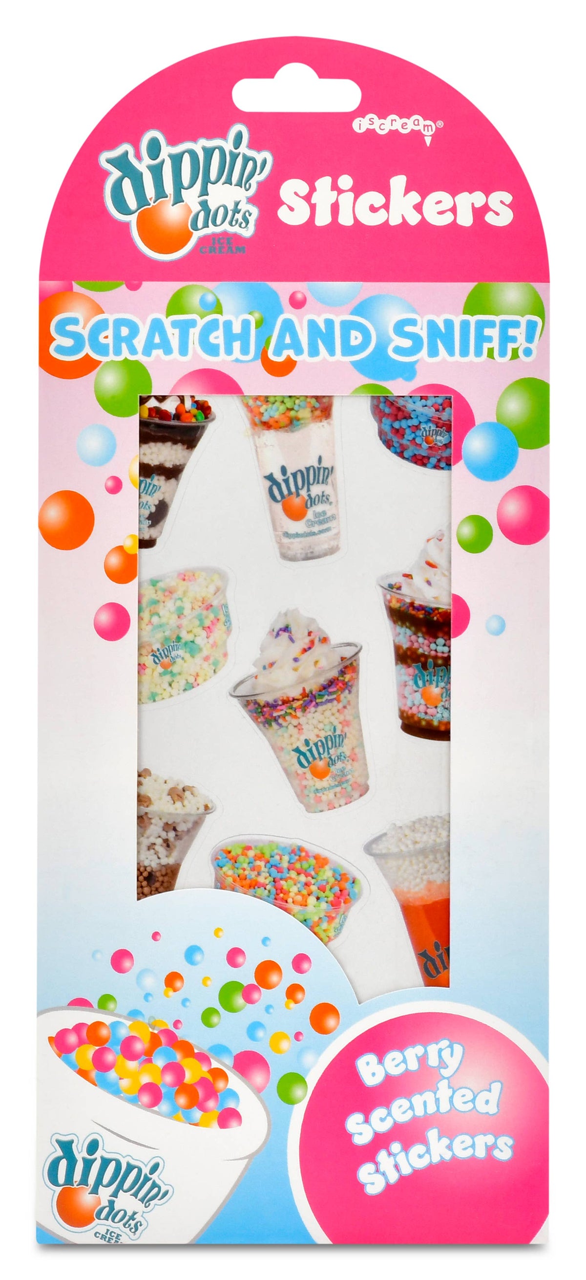 DIPPIN' DOTS SCENTED STICKERS - 2 SHEETS