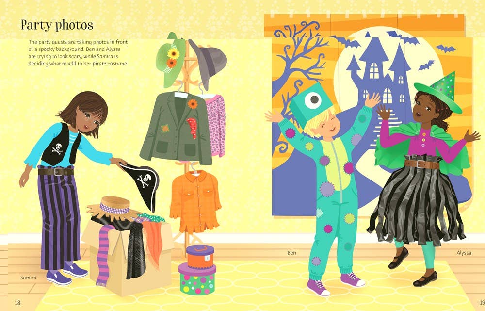 Sticker Dolly Dressing Halloween Party : Usborne