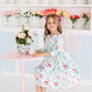 Wonderland 3/4 Sleeve Pocket Twirl Dress