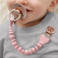 Sweetie Strap™ Silicone One-Piece Pacifier Clips