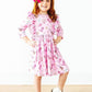 Boot Scootin' 3/4 Sleeve Ruffle Twirl Dress