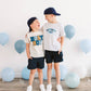 Sweet Wink Birthday Boy Checker Short Sleeve T-Shirt