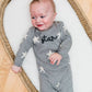 Star Jacquard Baby Sweater Knit Jumpsuit (Organic Cotton)
