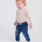 Boys Medium Wash Stretch Denim Pull-on Jeans