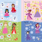 Sparkly Princesses Sticker Book : Usborne