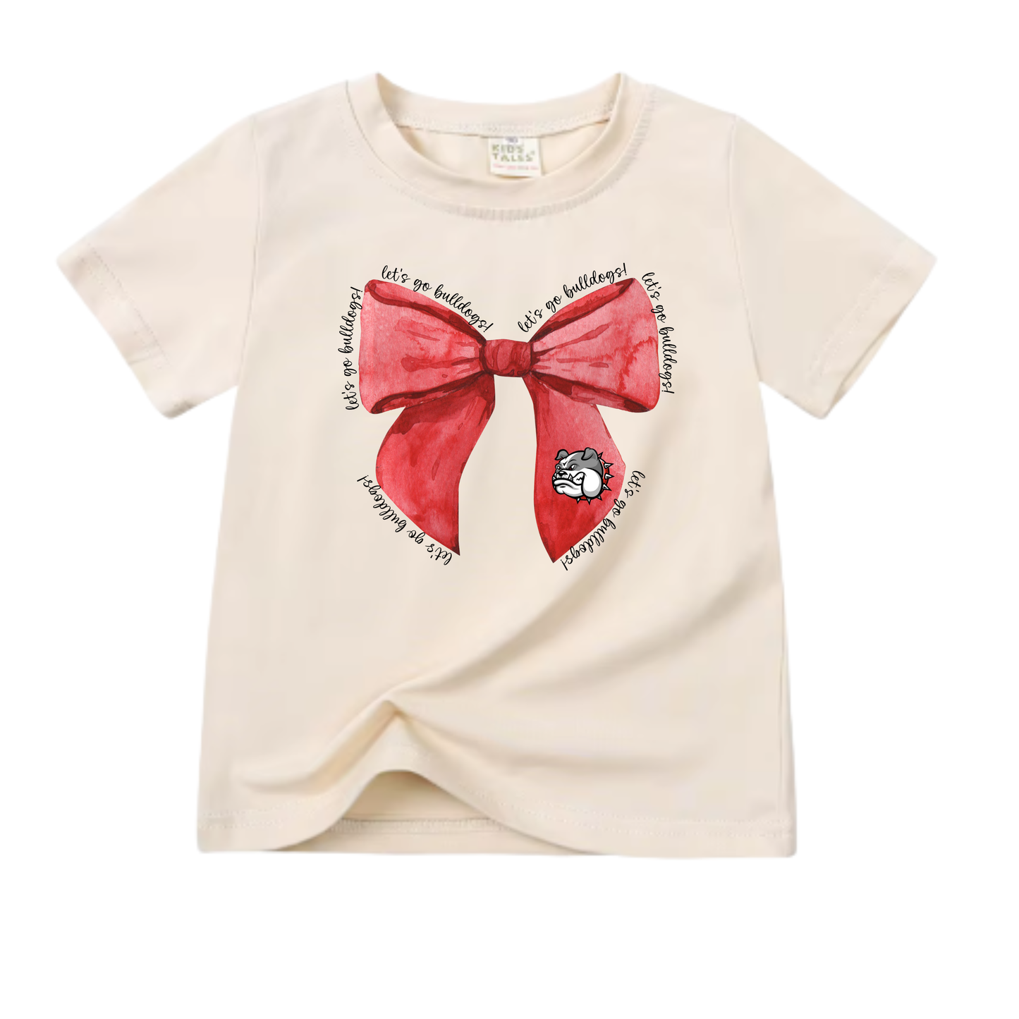 Dawgs Bow Graphic Tee | Bull Dogs | Gameday