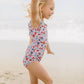 Ollie Jay Lucy Swim in Pink Celebration | girls UPF 50 swim