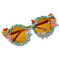 Mermaid Sea Life Handmade Kids' Sunglasses Rhinestones 