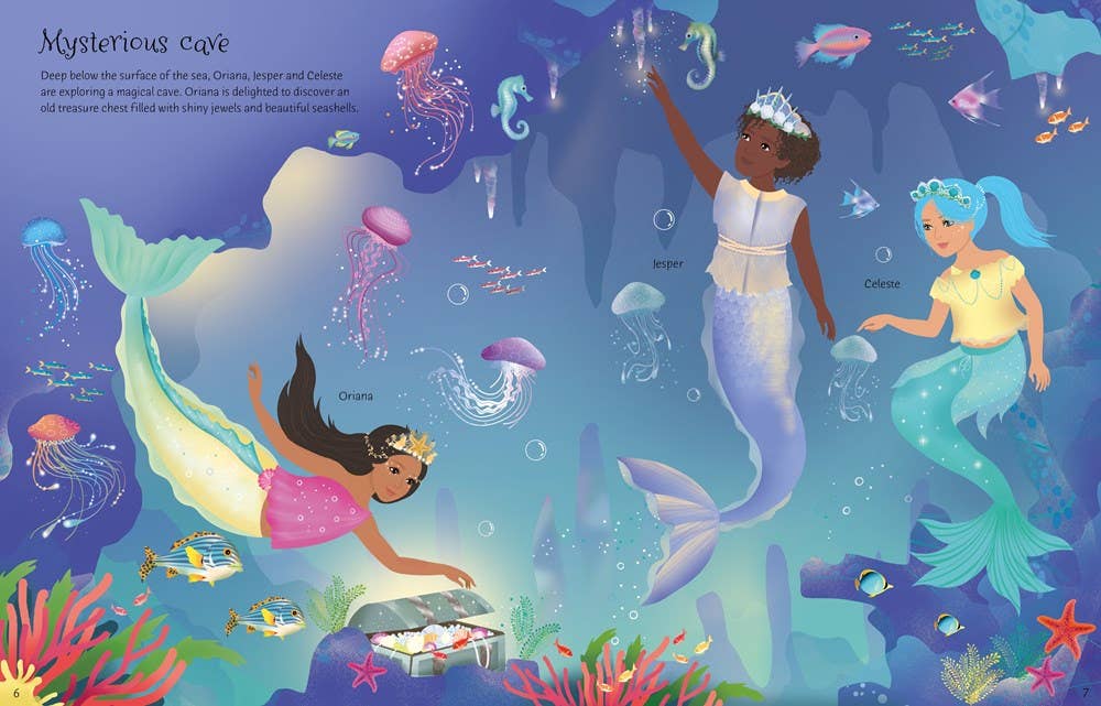 Sticker Dolly Dressing Mermaid Kingdom : Usborne