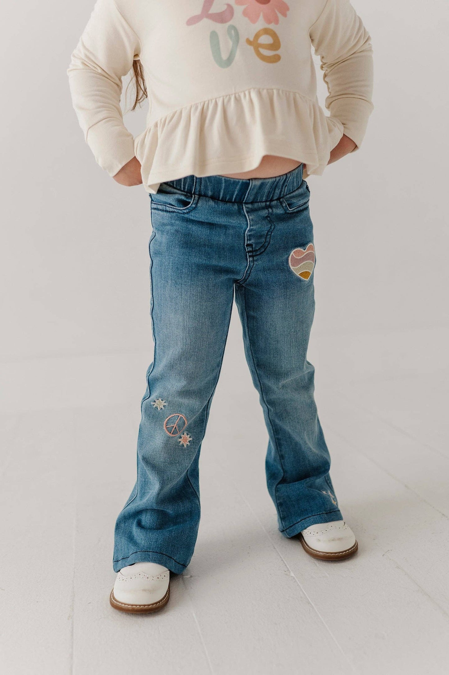 BabyGirl's Flare Denim Jeans