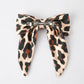 Leopard Print Bow Hairpin