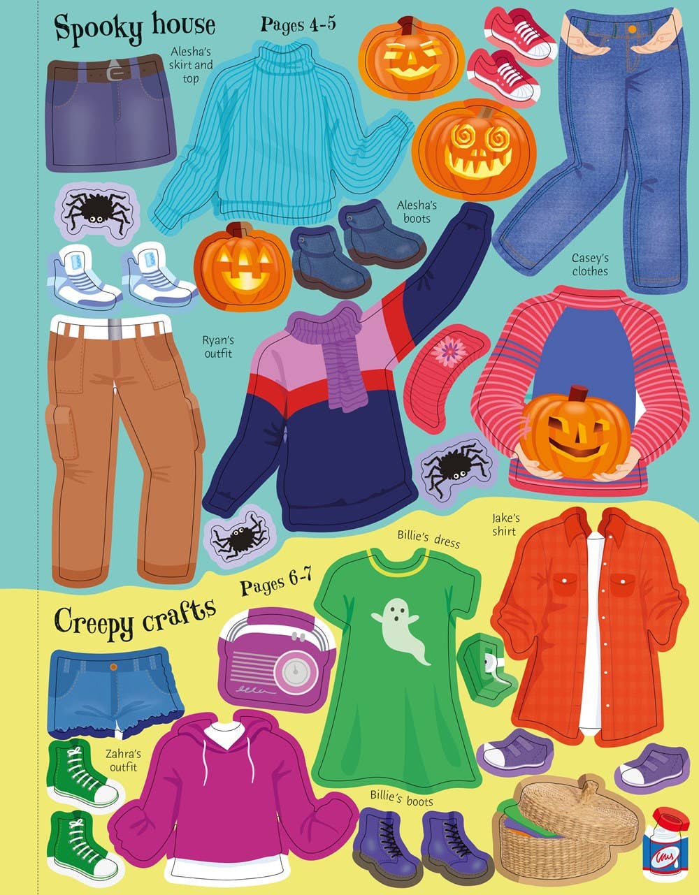 Sticker Dolly Dressing Trick Or Treat : Usborne