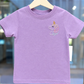 Hand Embroidered Lavender Unicorn T-shirt