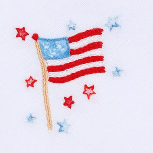 A Sparkly Fourth Polo Style Bodysuit