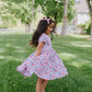 Ollie Jay Classic Twirl Dress in Pink Celebration