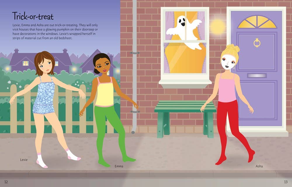 Sticker Dolly Dressing Halloween : Usborne