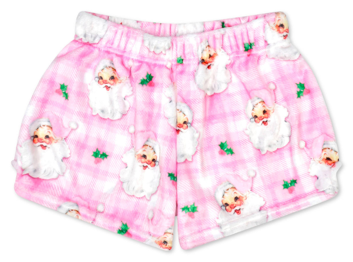 Merry Santa Plush Shorts