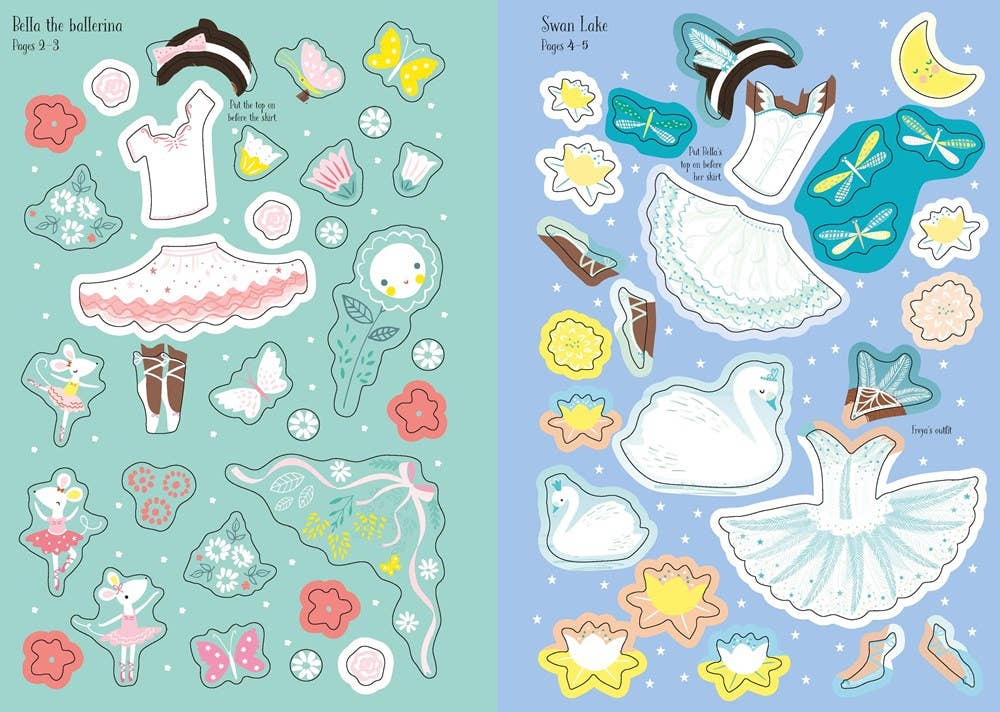 Little Sticker Dolly Dressing Ballerina : Usborne