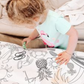 Beach Coloring Tablecloth