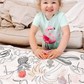 Beach Coloring Tablecloth