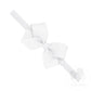 Wee Ones Mini Grosgrain Girls Hair Bow on a Soft Elastic Baby Band