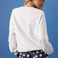 "USA" EMBROIDERY SWEATSHIRT