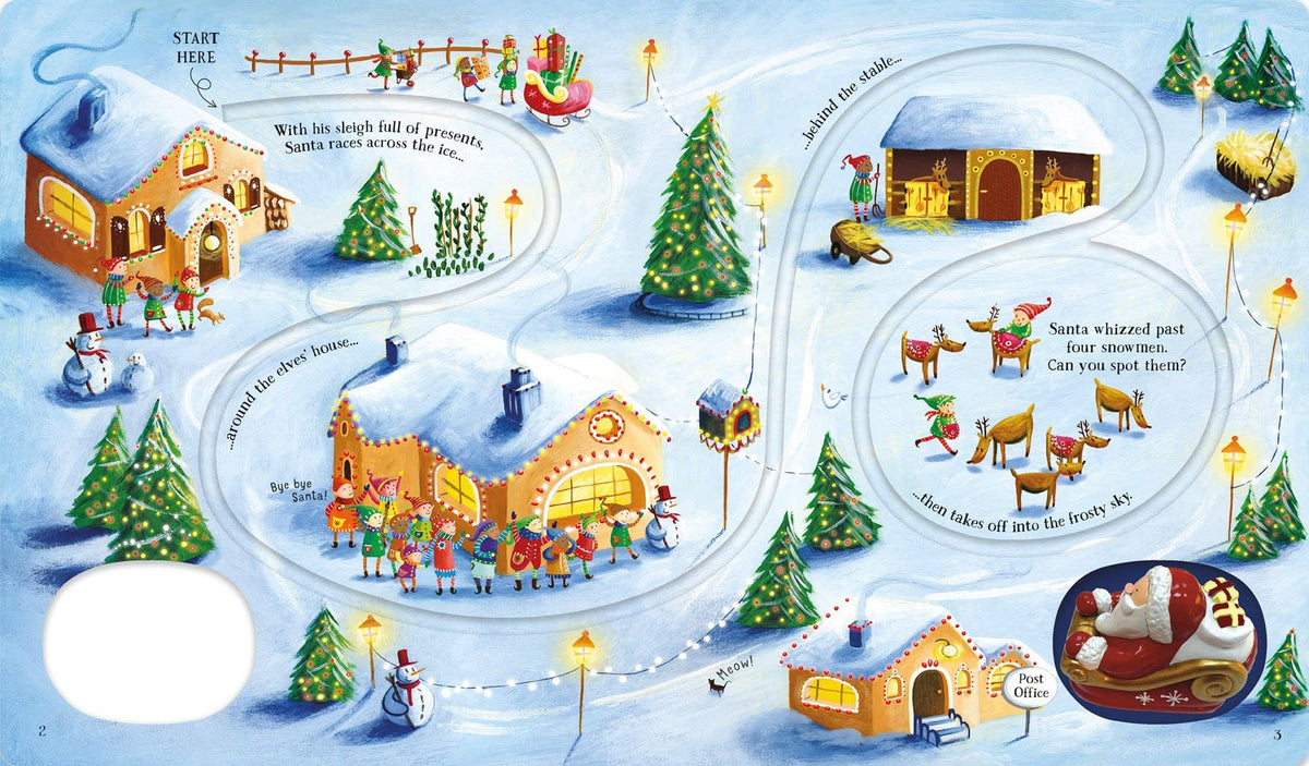 Wind-Up Santa's Sleigh : Usborne