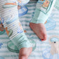 Convertible Zip Romper | Poolside Pups Blue