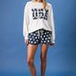 DRAWSTRING MID RISE SHORTS