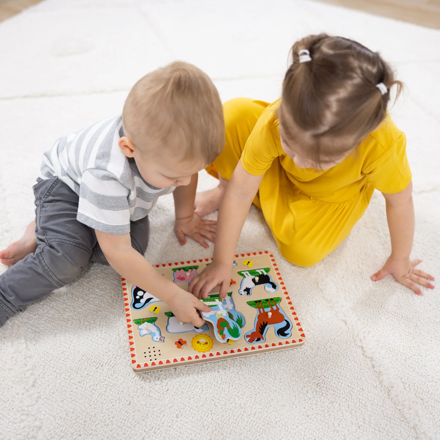 Farm Animal 8-Piece Sound Puzzle