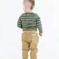 Boys Dark Khaki Jogger Pants