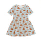 Alberta Dress - Capybaras Blue