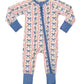 Amelia Bow Zipper Romper