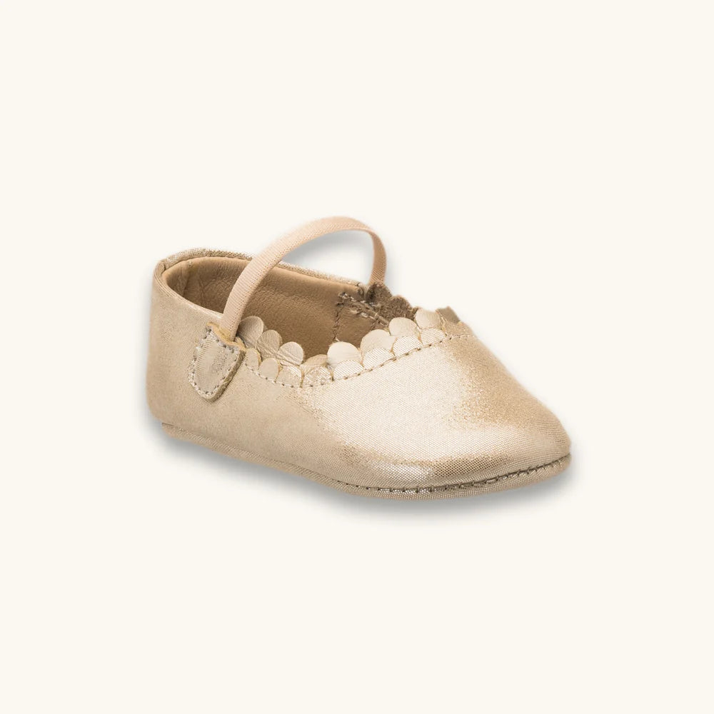 Elephantito Ava Baby Ballet Flats Talc