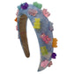 Padded Denim Gummy Charm Headband