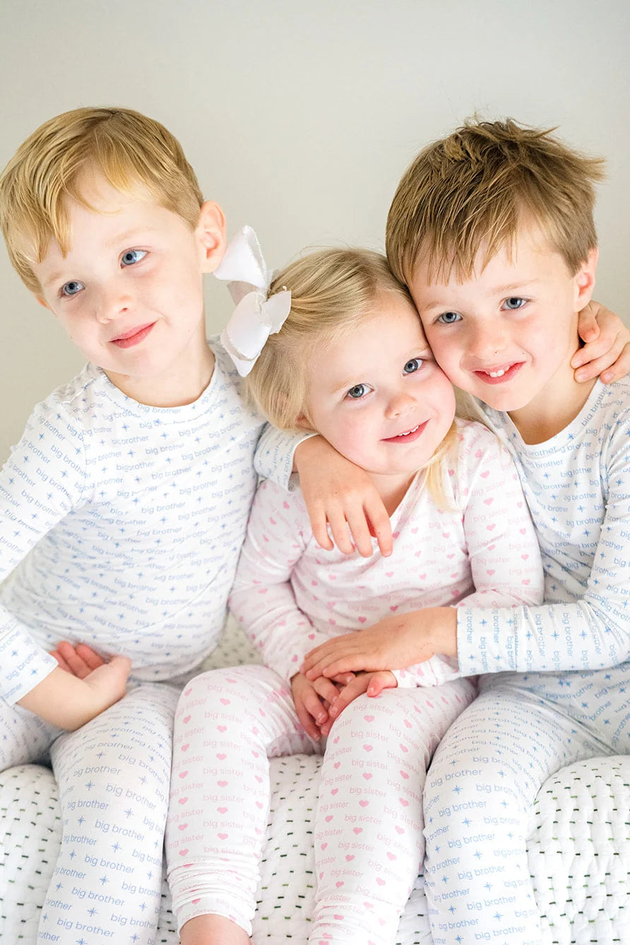 Uptown Baby Big Sister 2 Piece Pajama Set