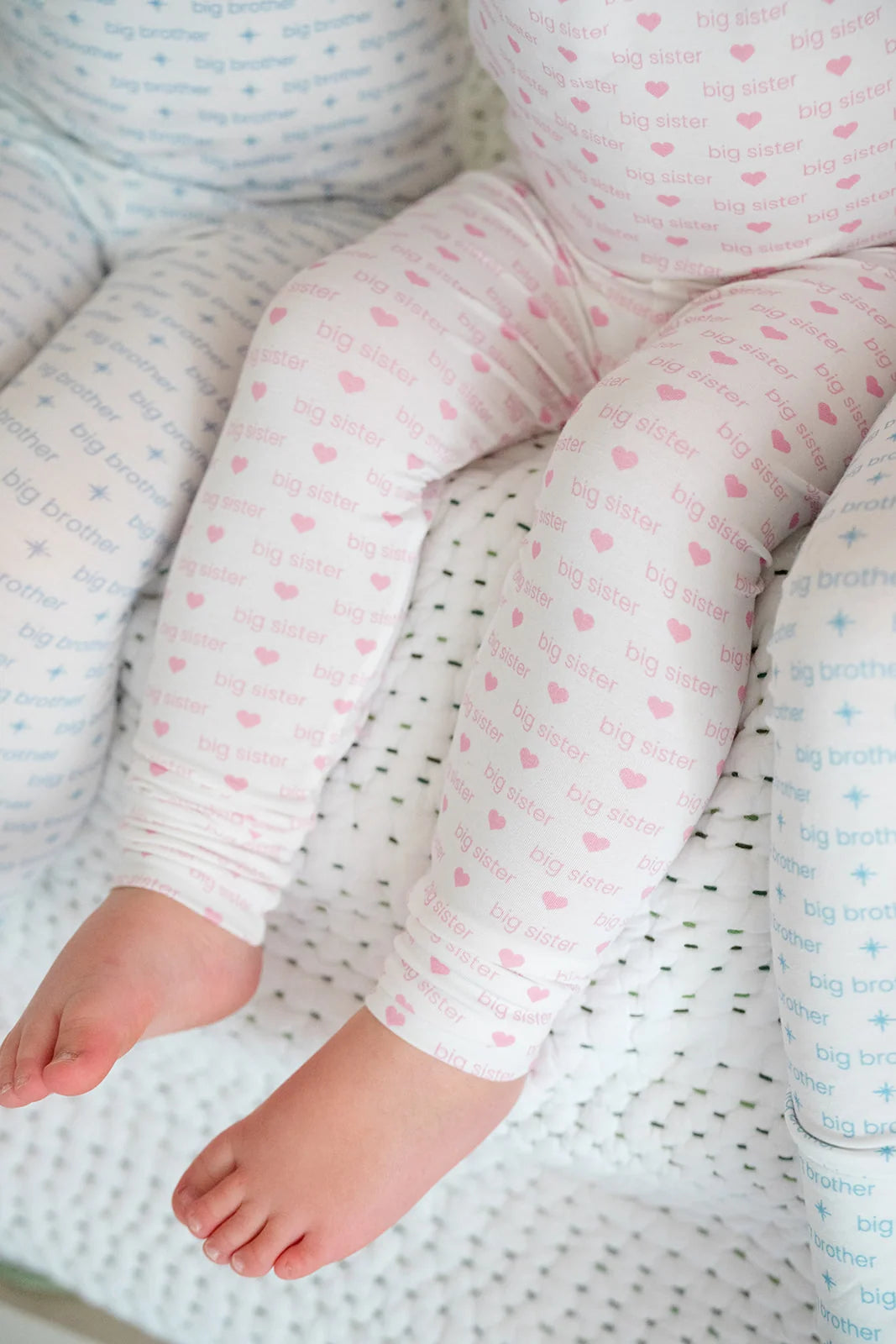 Uptown Baby Big Sister 2 Piece Pajama Set