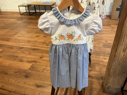 Isa Blue Pumpkin Dress